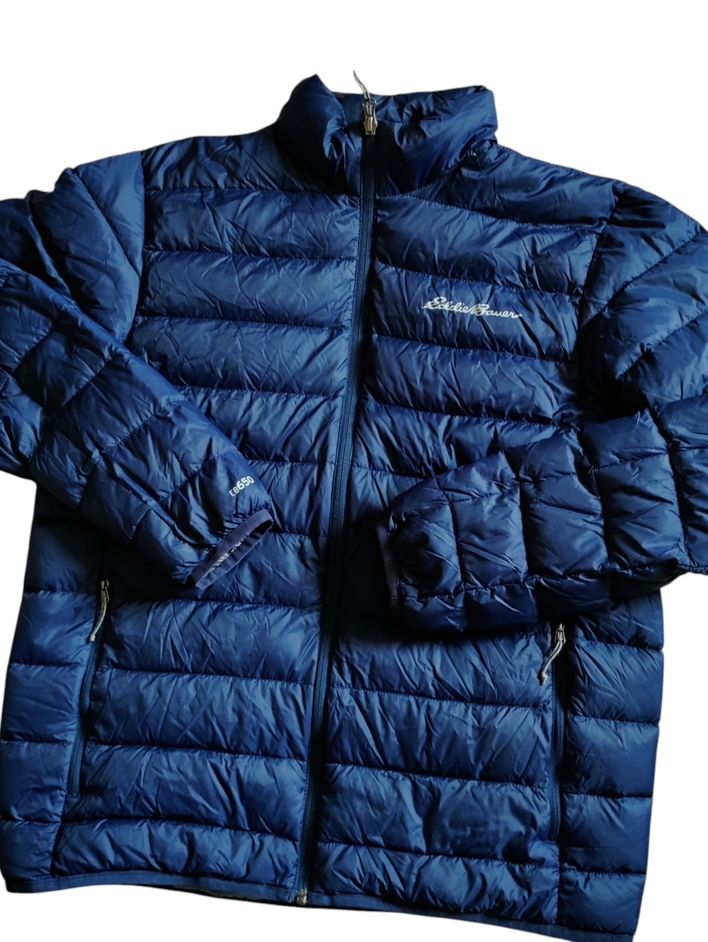 Eddie Bauer EB650 Lightweight Packable Down Puffer Jacket Full Zip Gorpcore